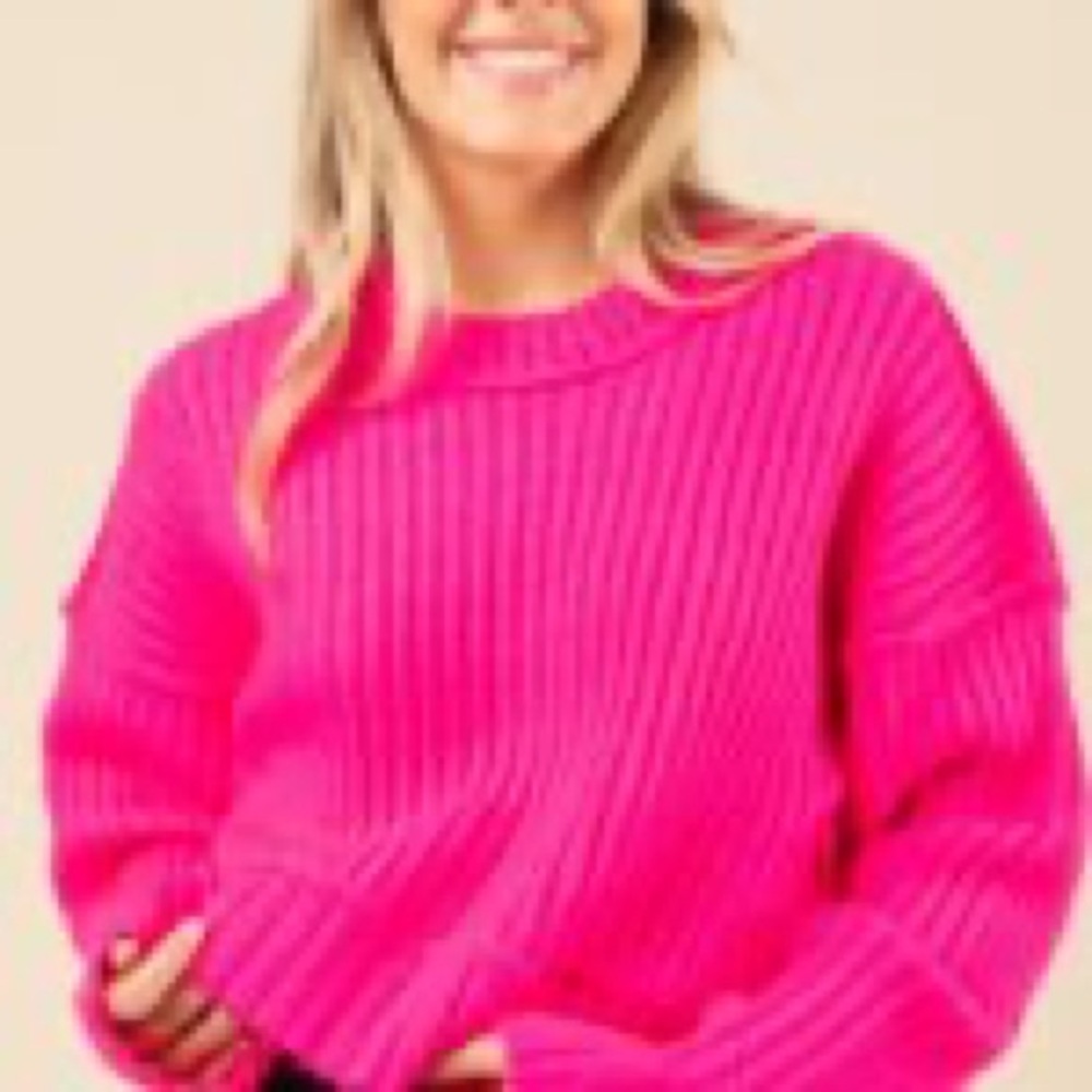 BARBIE Pink Cropped Summer Sweater💖